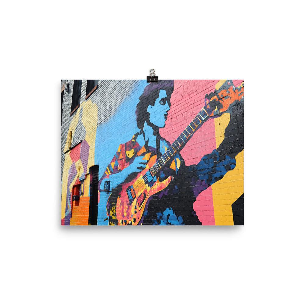 Vibrant Manchester Street Music Vibes Poster - Oh Posters