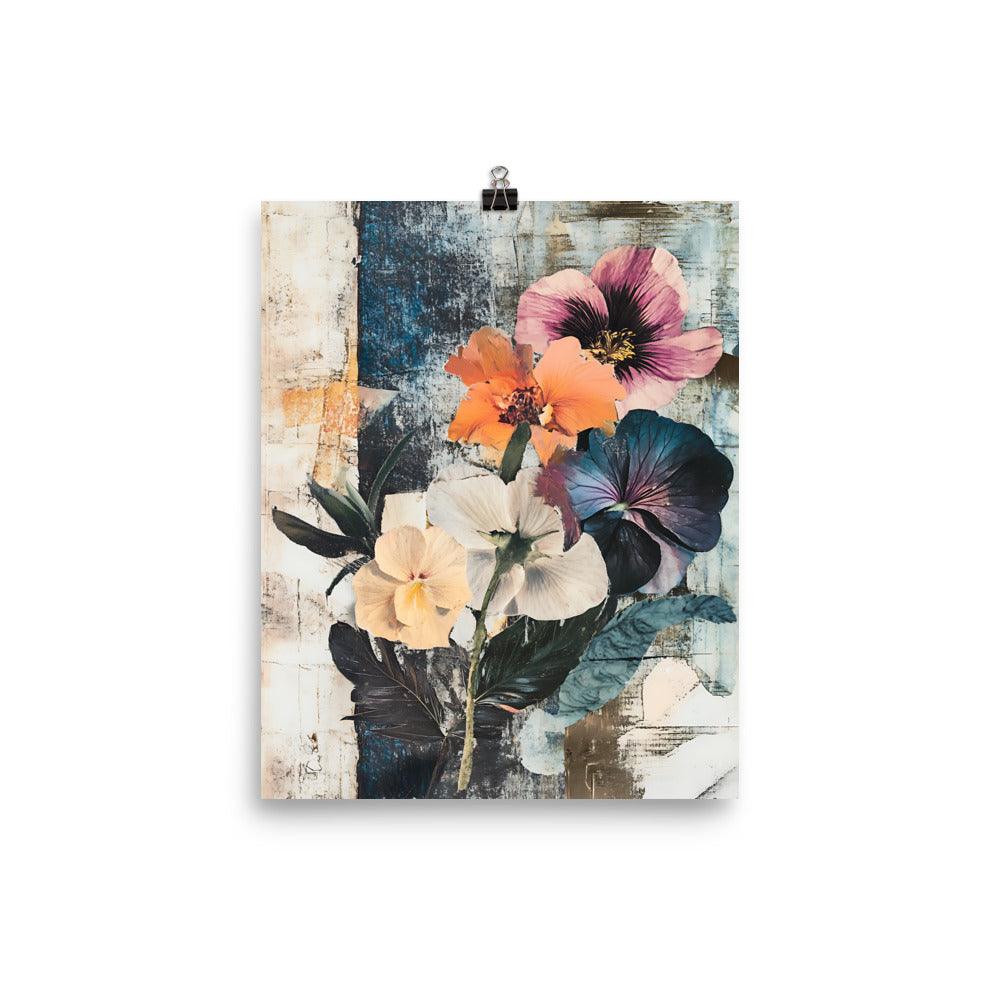 Boho Floral Abstract Vibes Poster - Oh Posters