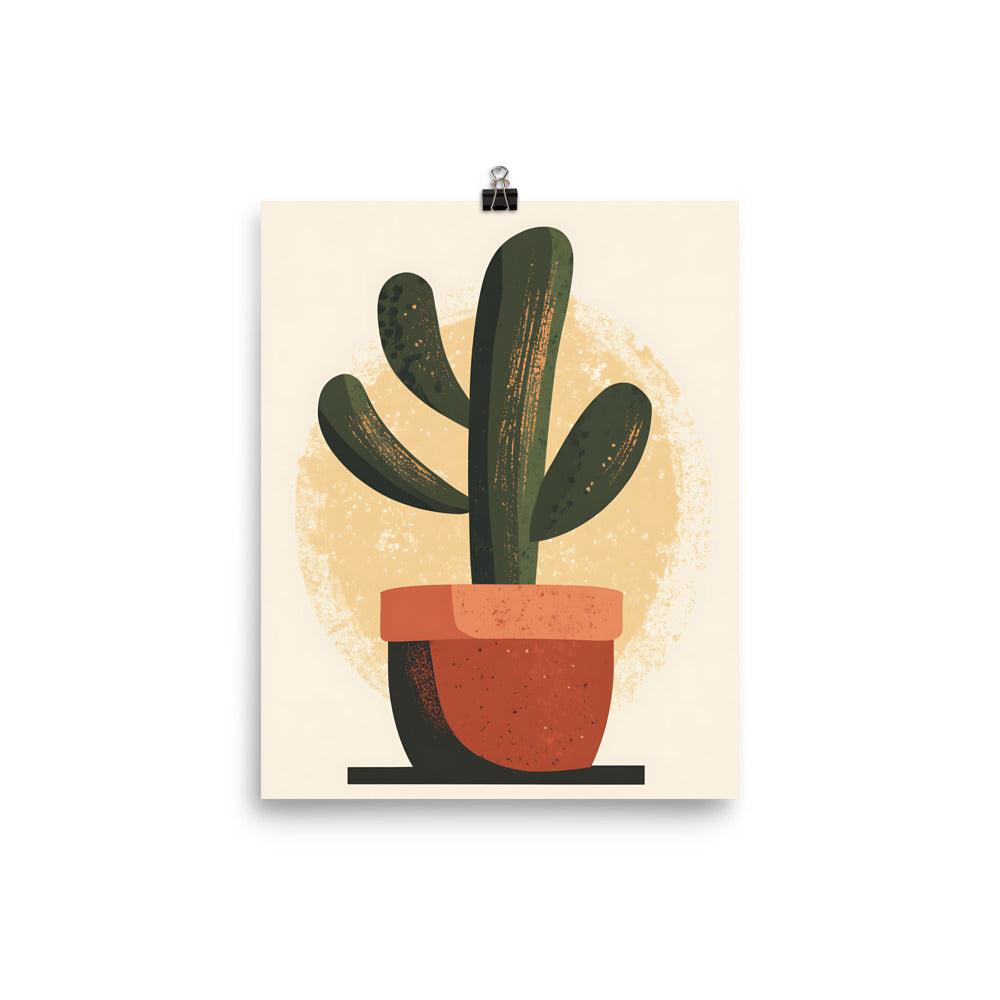 Boho Cactus Vibes for Nature Lovers Poster - Oh Posters
