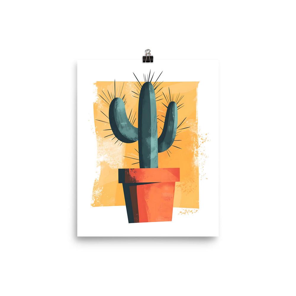 Boho Cactus Vibes Desert Charm Poster - Oh Posters