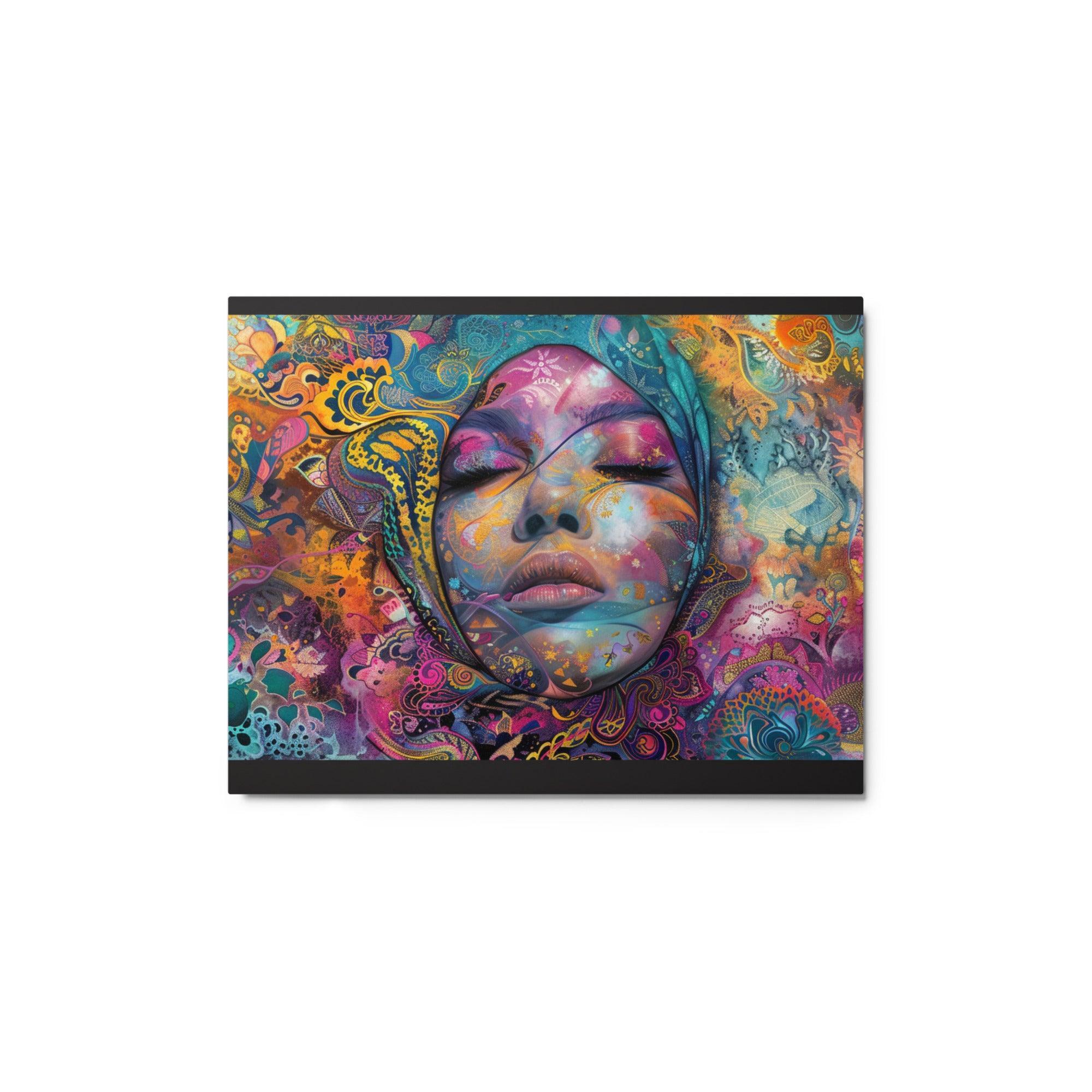 Surreal Brunei Woman Colorful Dream Digital Art Metal Poster - Oh Posters