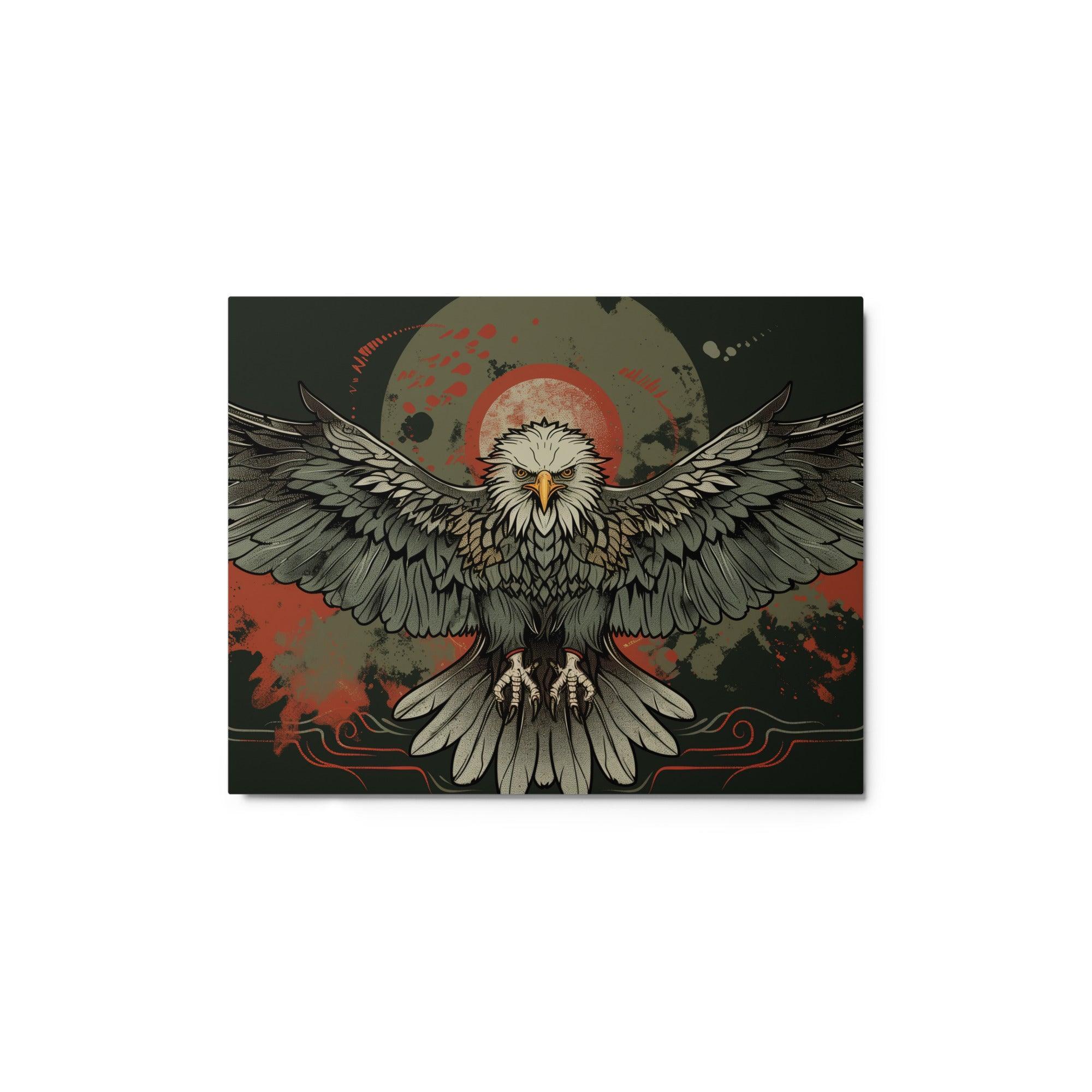 Eagle Majestic Wingspan Graphic Art Metal Poster - Oh Posters