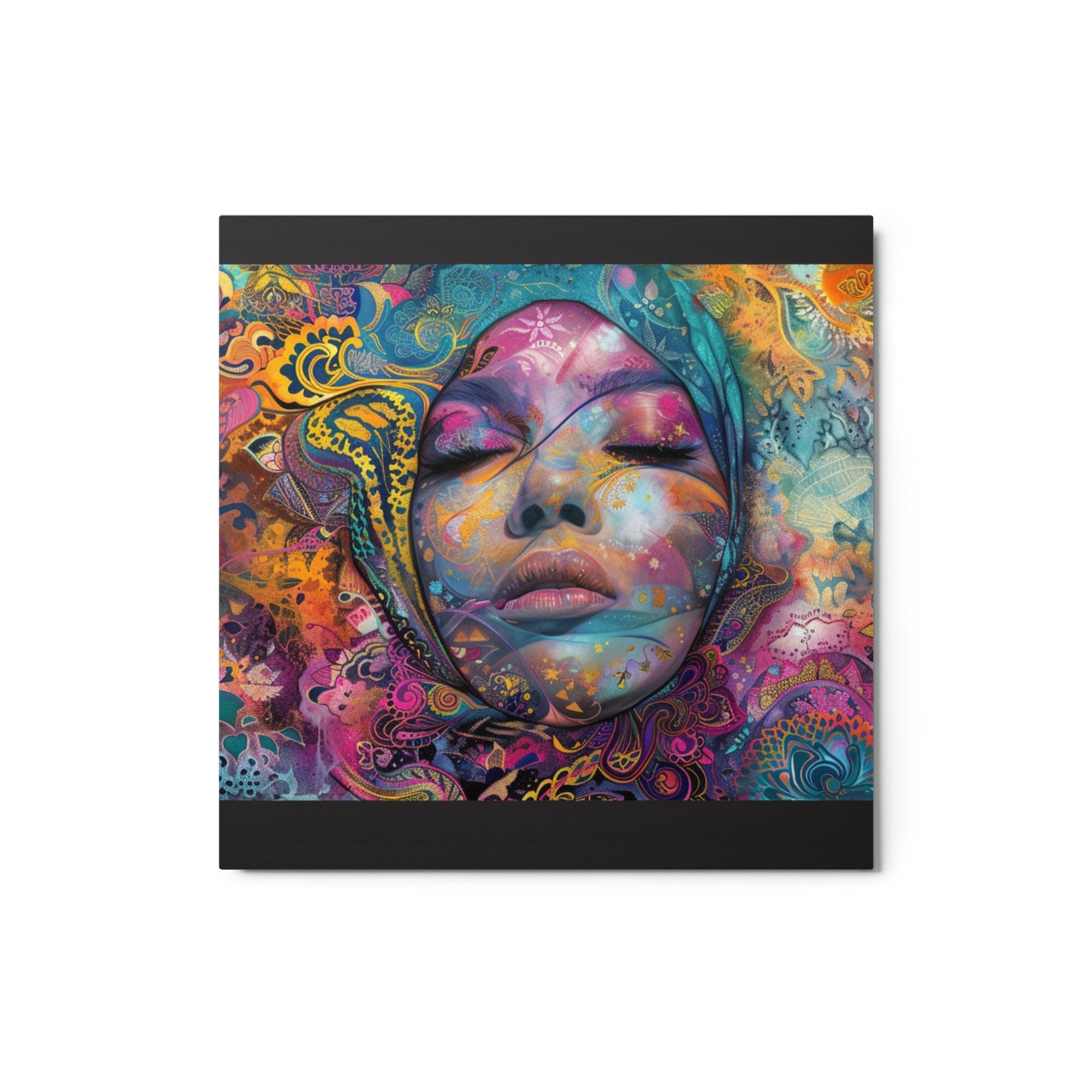 Surreal Brunei Woman Colorful Dream Digital Art Metal Poster - Oh Posters