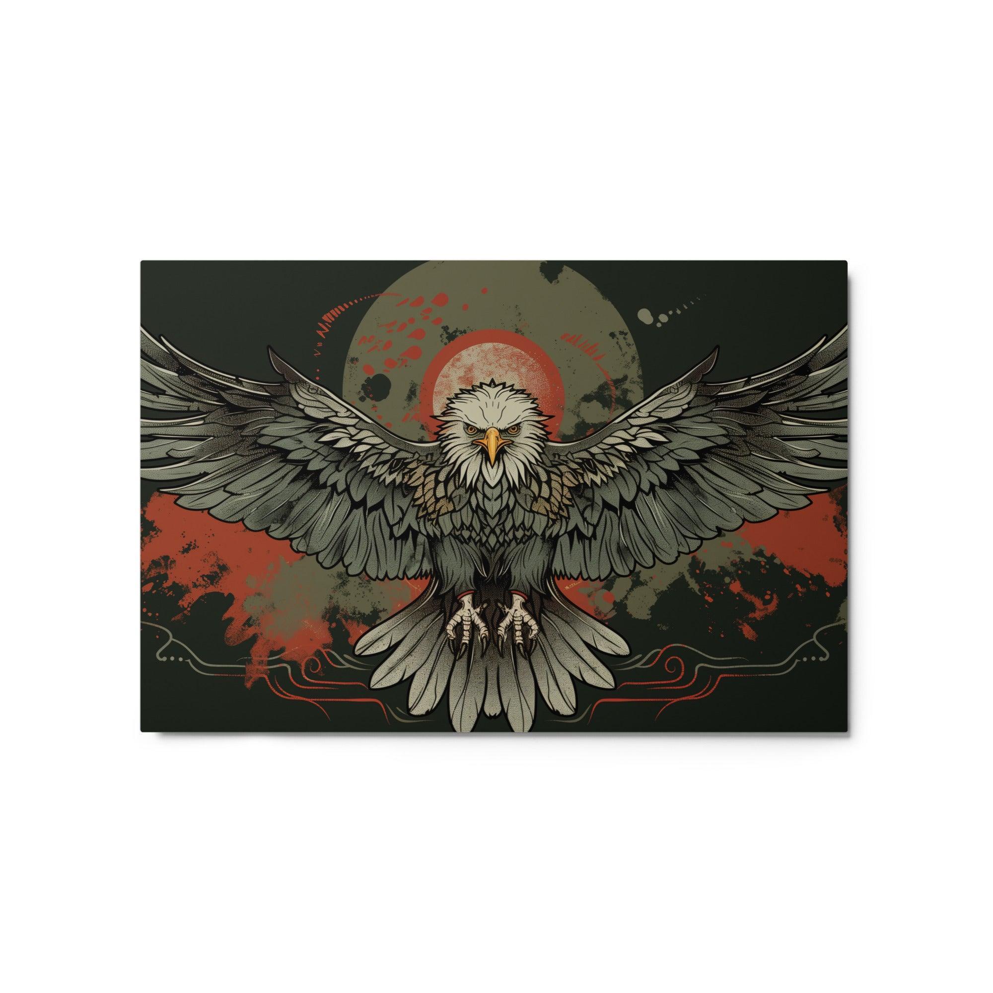 Eagle Majestic Wingspan Graphic Art Metal Poster - Oh Posters