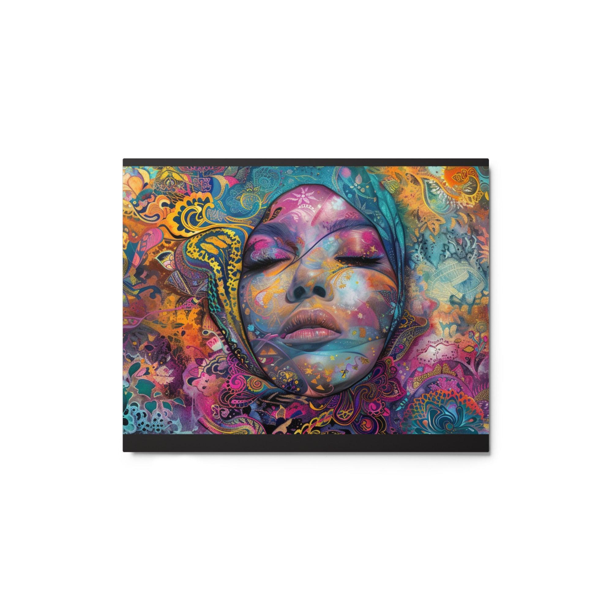 Surreal Brunei Woman Colorful Dream Digital Art Metal Poster - Oh Posters