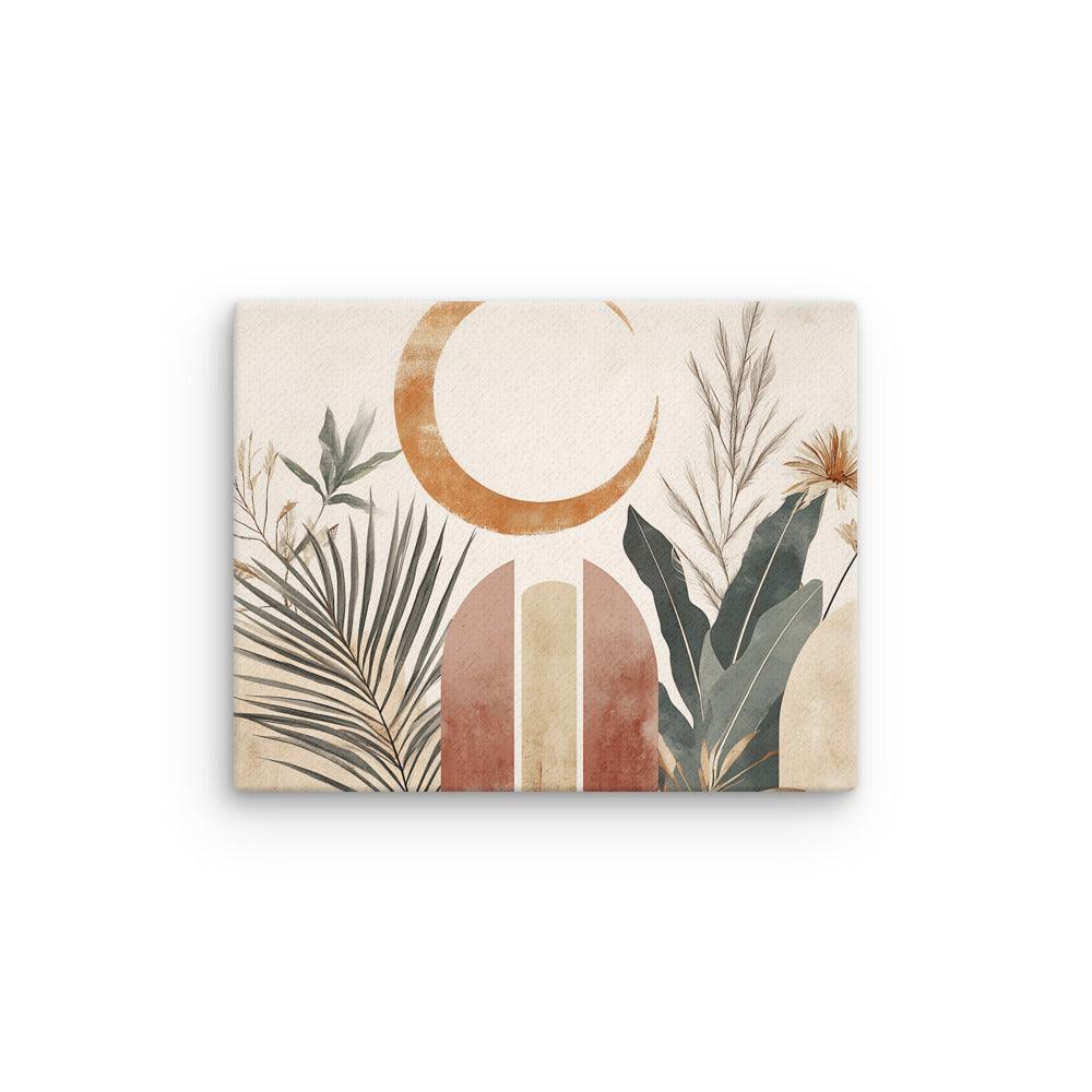 Boho Moon and Botanical Serenity Thin Canvas - Oh Posters