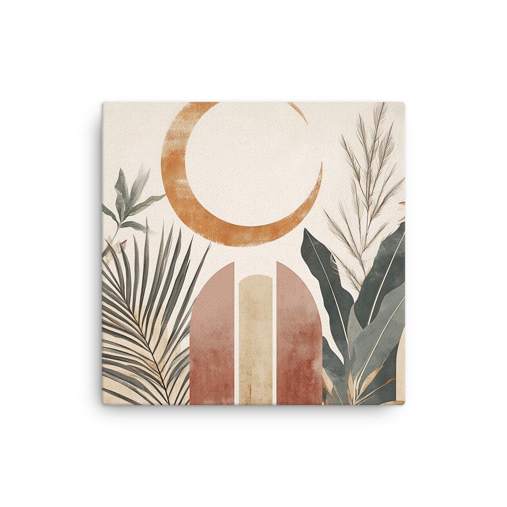 Boho Moon and Botanical Serenity Thin Canvas - Oh Posters