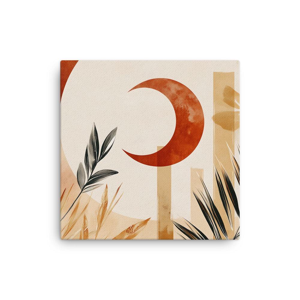 Boho Botanical Sun and Moon Harmony Thin Canvas - Oh Posters