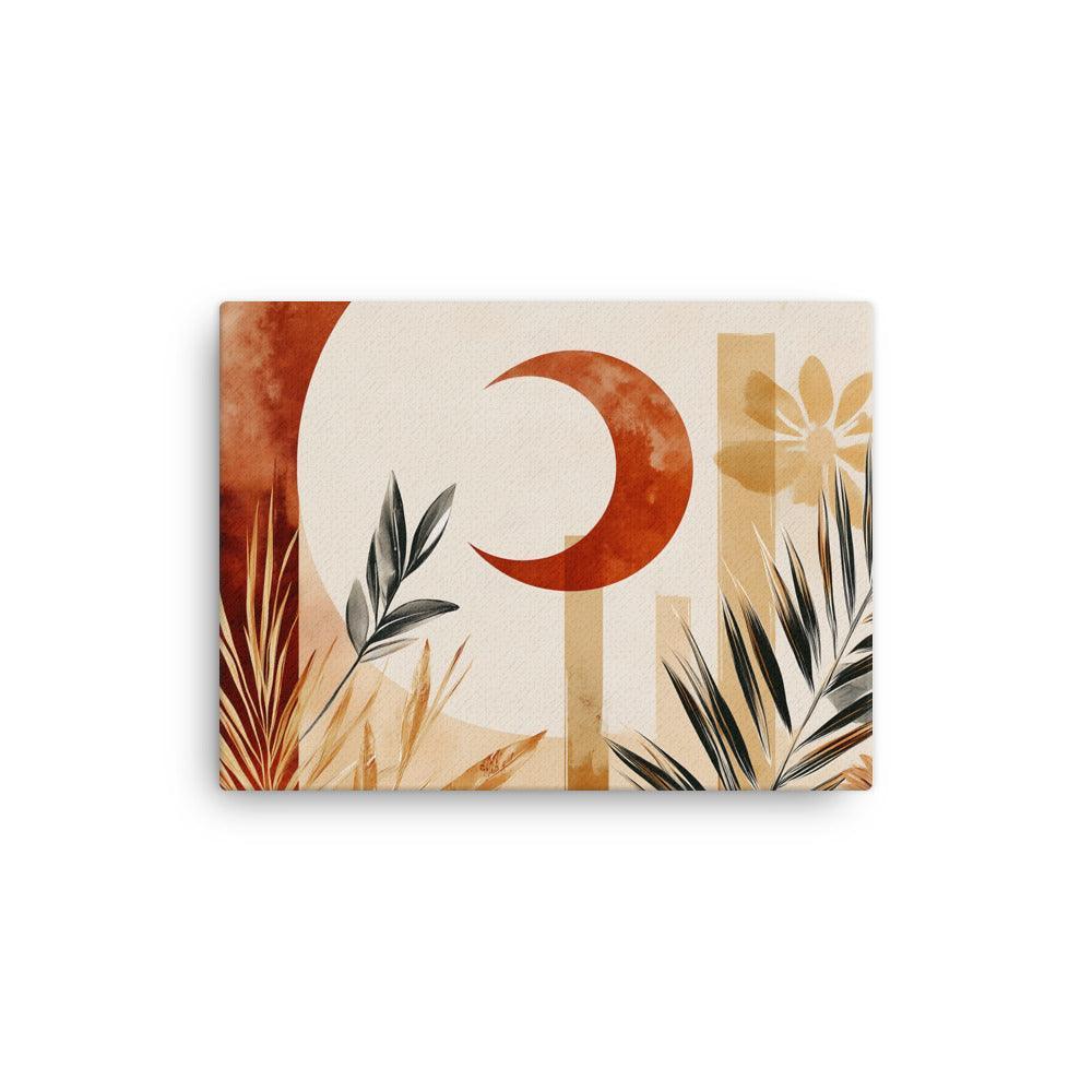 Boho Botanical Sun and Moon Harmony Thin Canvas - Oh Posters