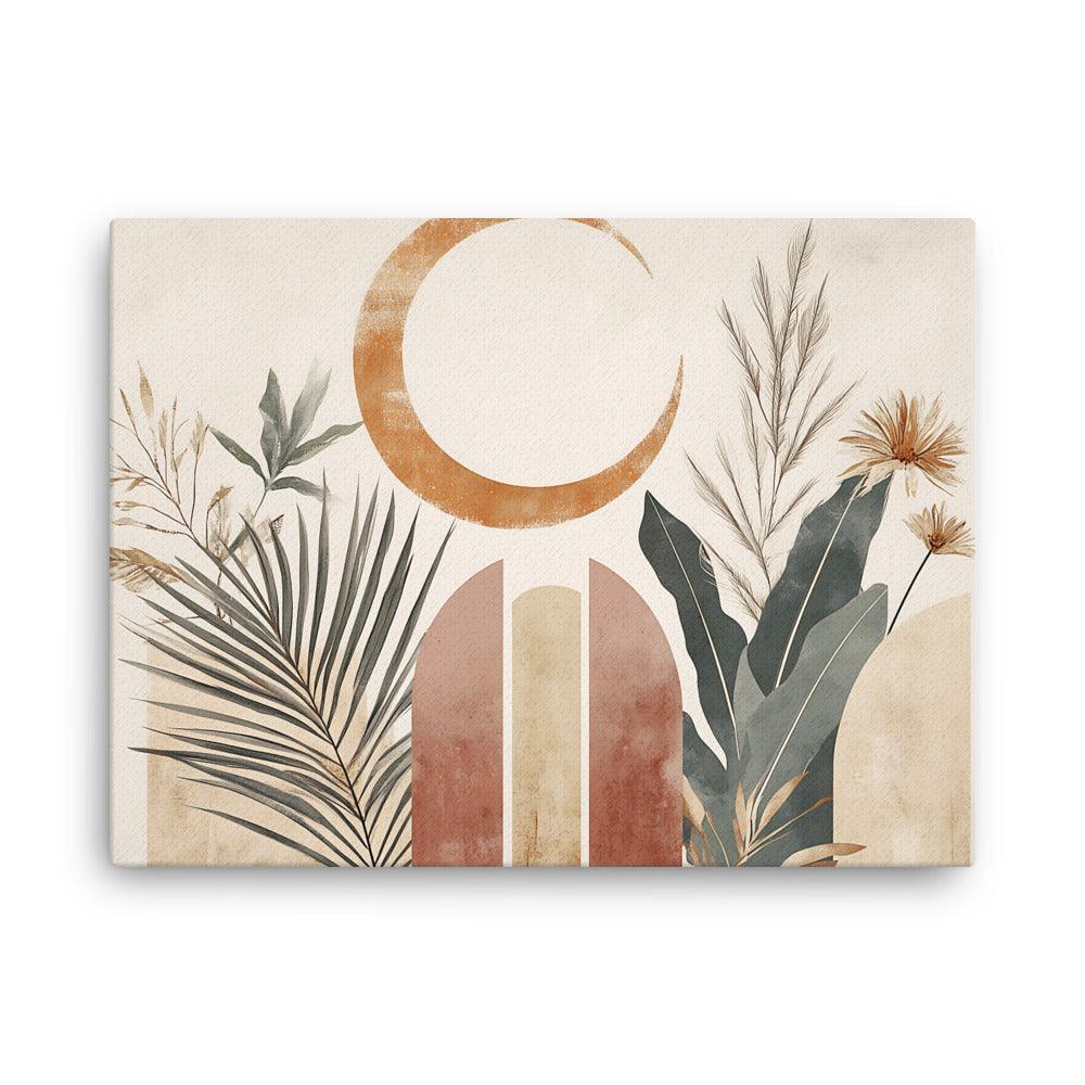 Boho Moon and Botanical Serenity Thin Canvas - Oh Posters